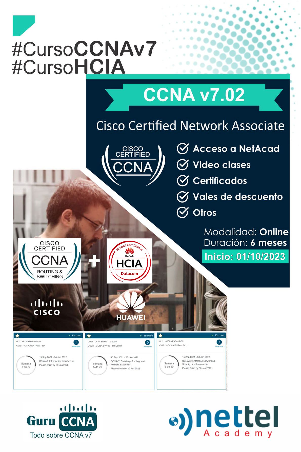 Cisco CCNA Huawei HCIA